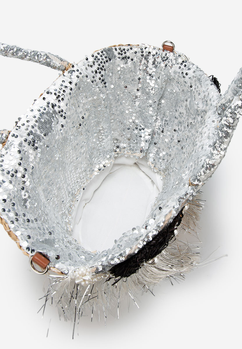 Stribrná rukojeť kabelky Kimya