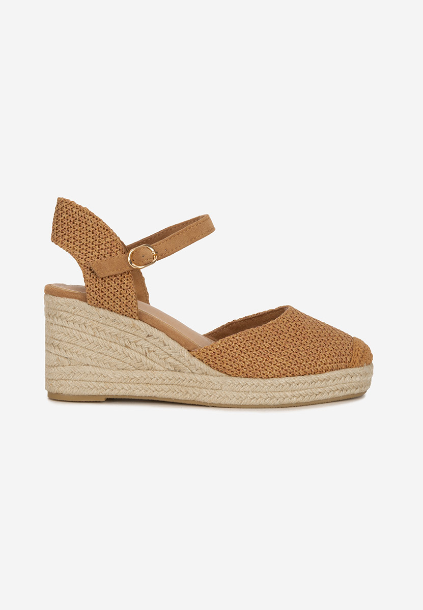 Camelové sandály espadrilky Paty