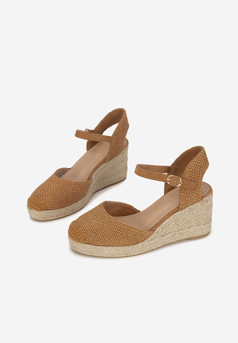 Camelové sandály espadrilky Paty