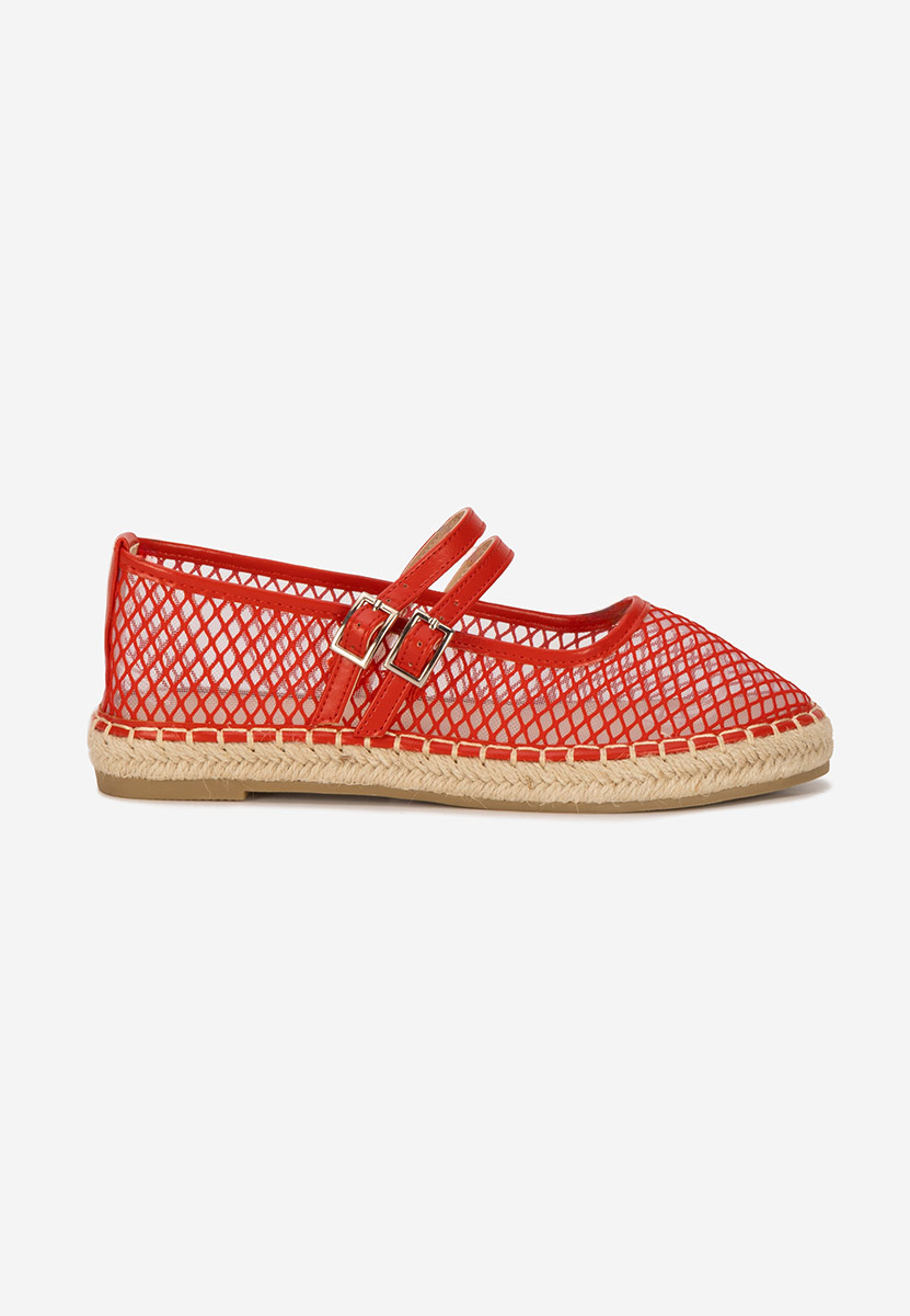 Červené dámské espadrilky Nikia