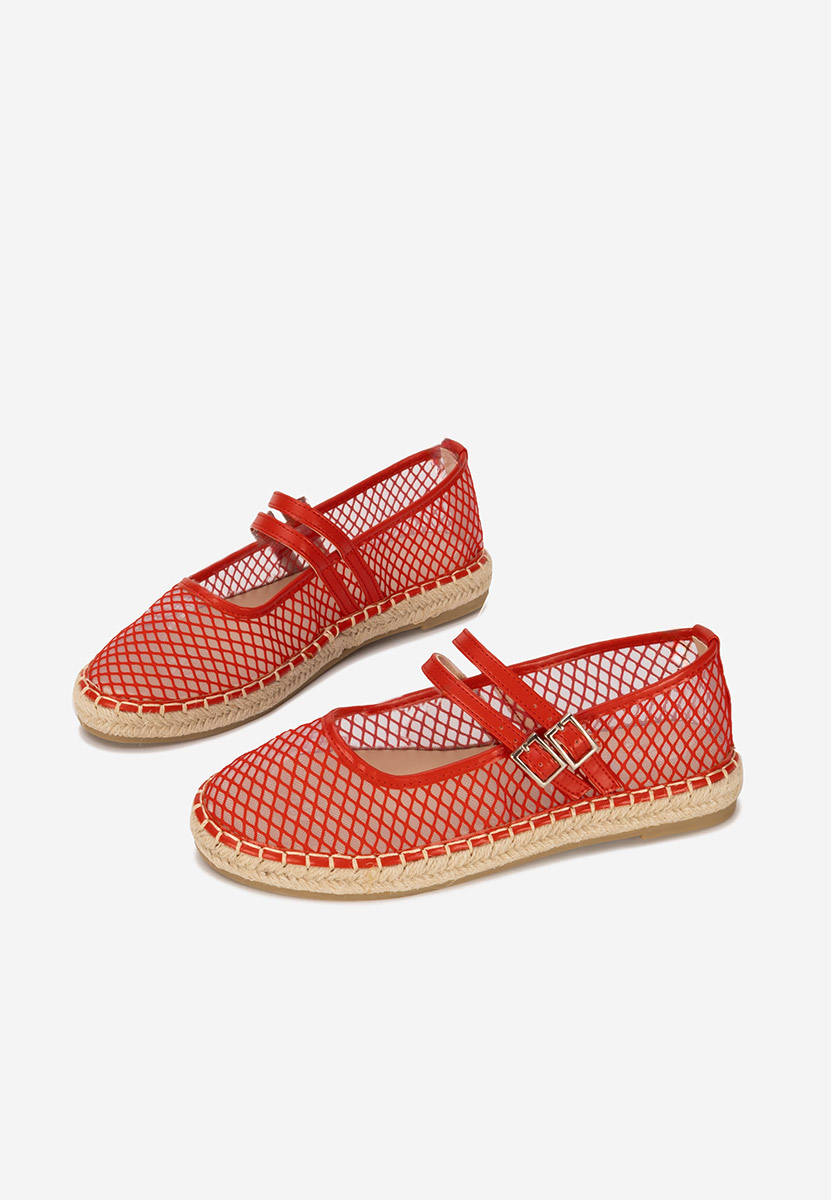 Červené dámské espadrilky Nikia