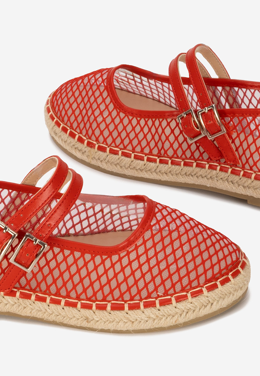 Červené dámské espadrilky Nikia