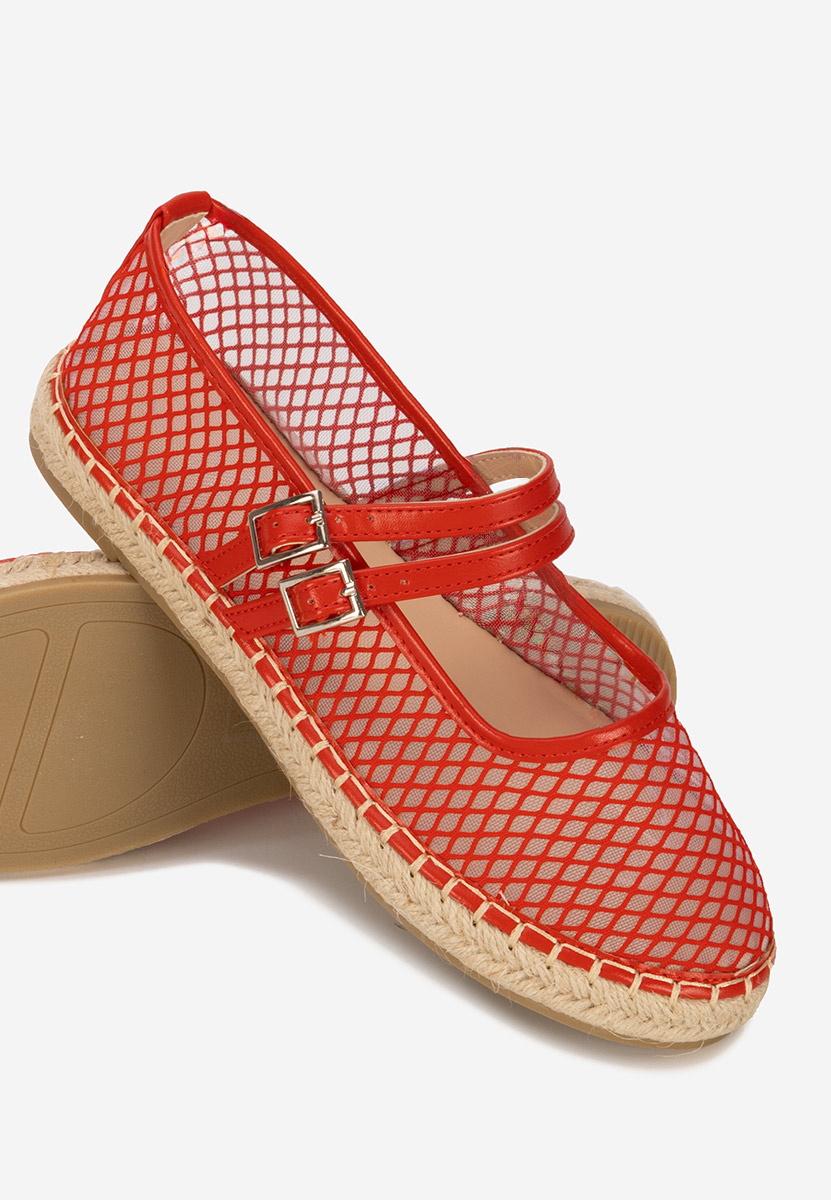 Červené dámské espadrilky Nikia