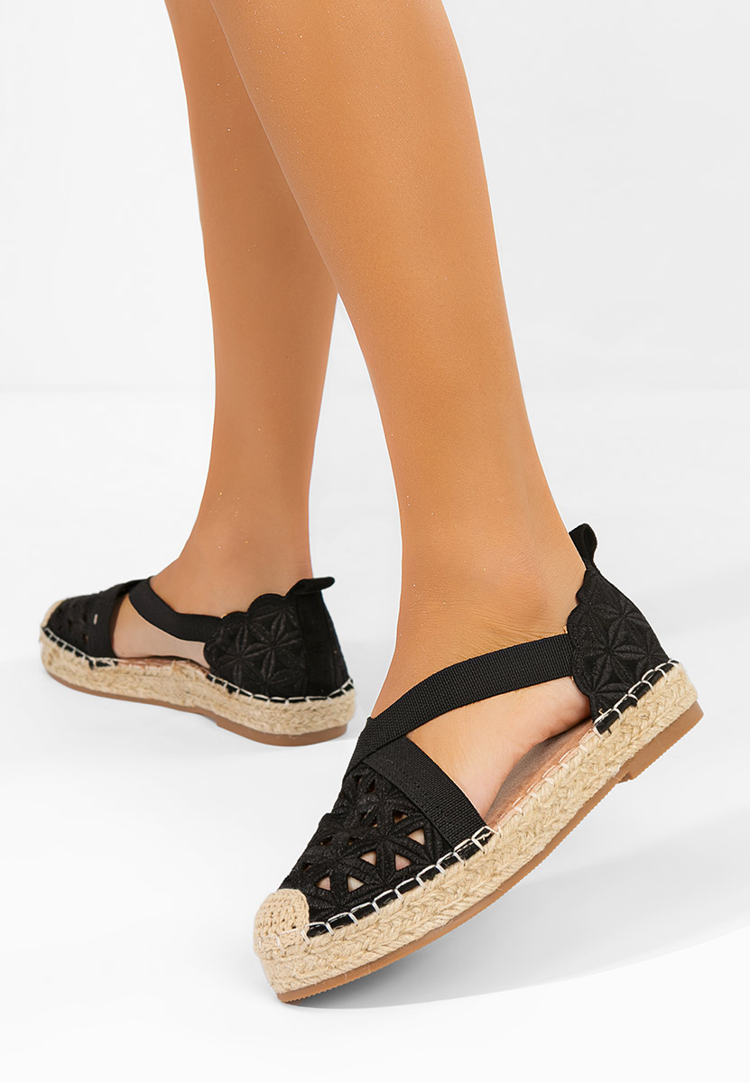 Černé dámské espadrilky Feliania