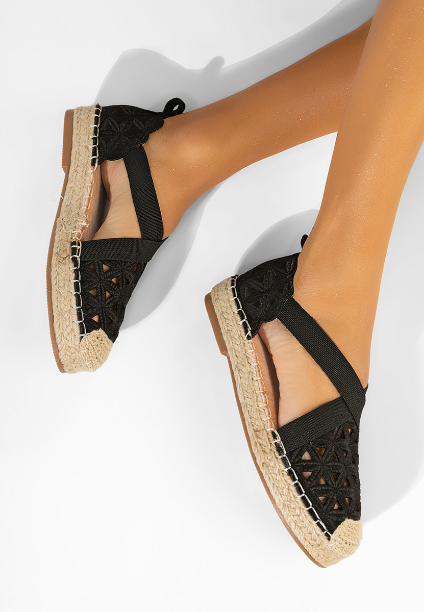 Černé dámské espadrilky Feliania