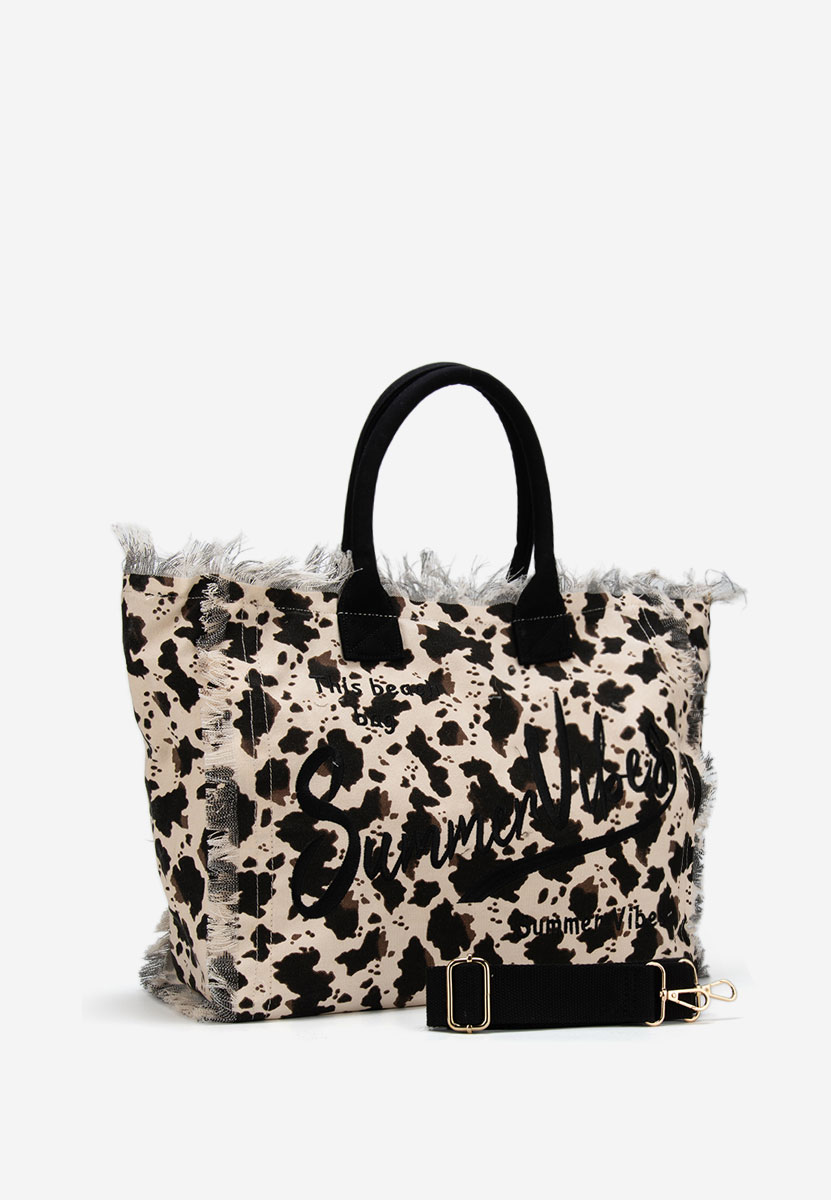 Animal print plážová taška Aulelia V2