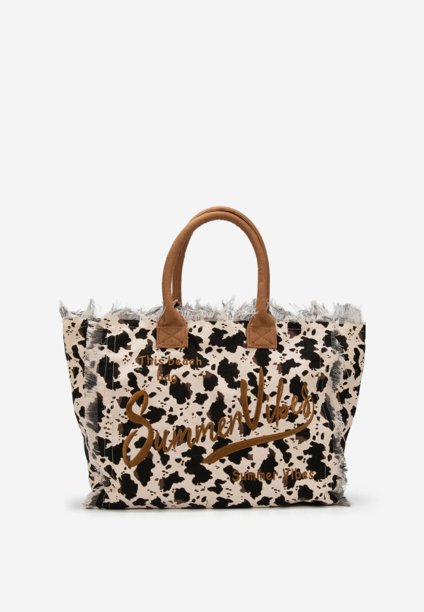 Animal print plážová taška Aulelia