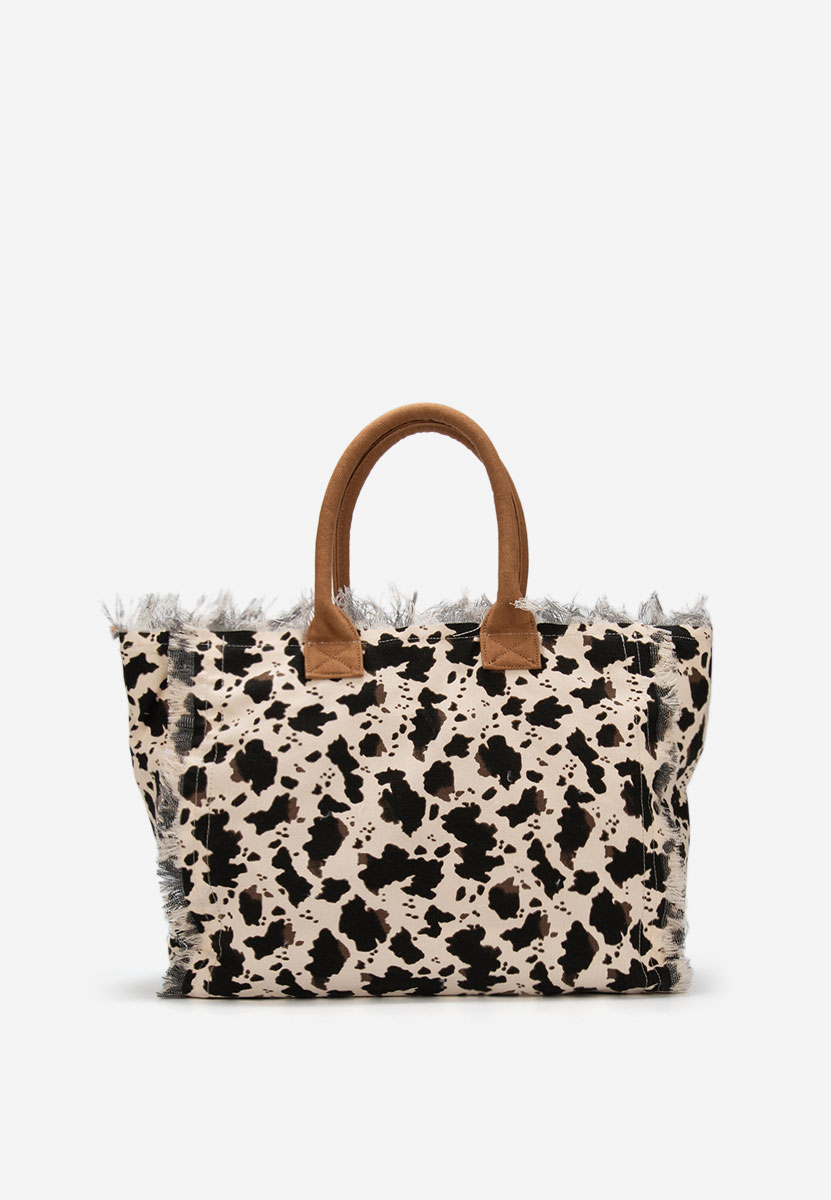 Animal print plážová taška Aulelia