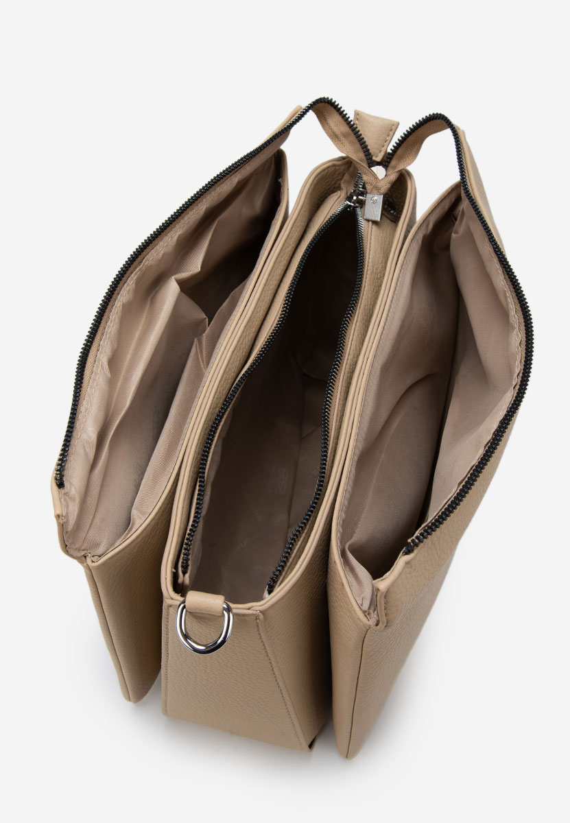 Khaki ramenní kabelka Silvia Rosa 25J395