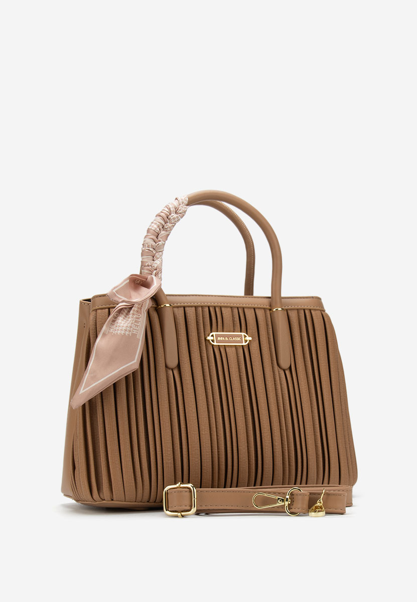 Khaki rukojeť kabelky Silvia Rosa 23450