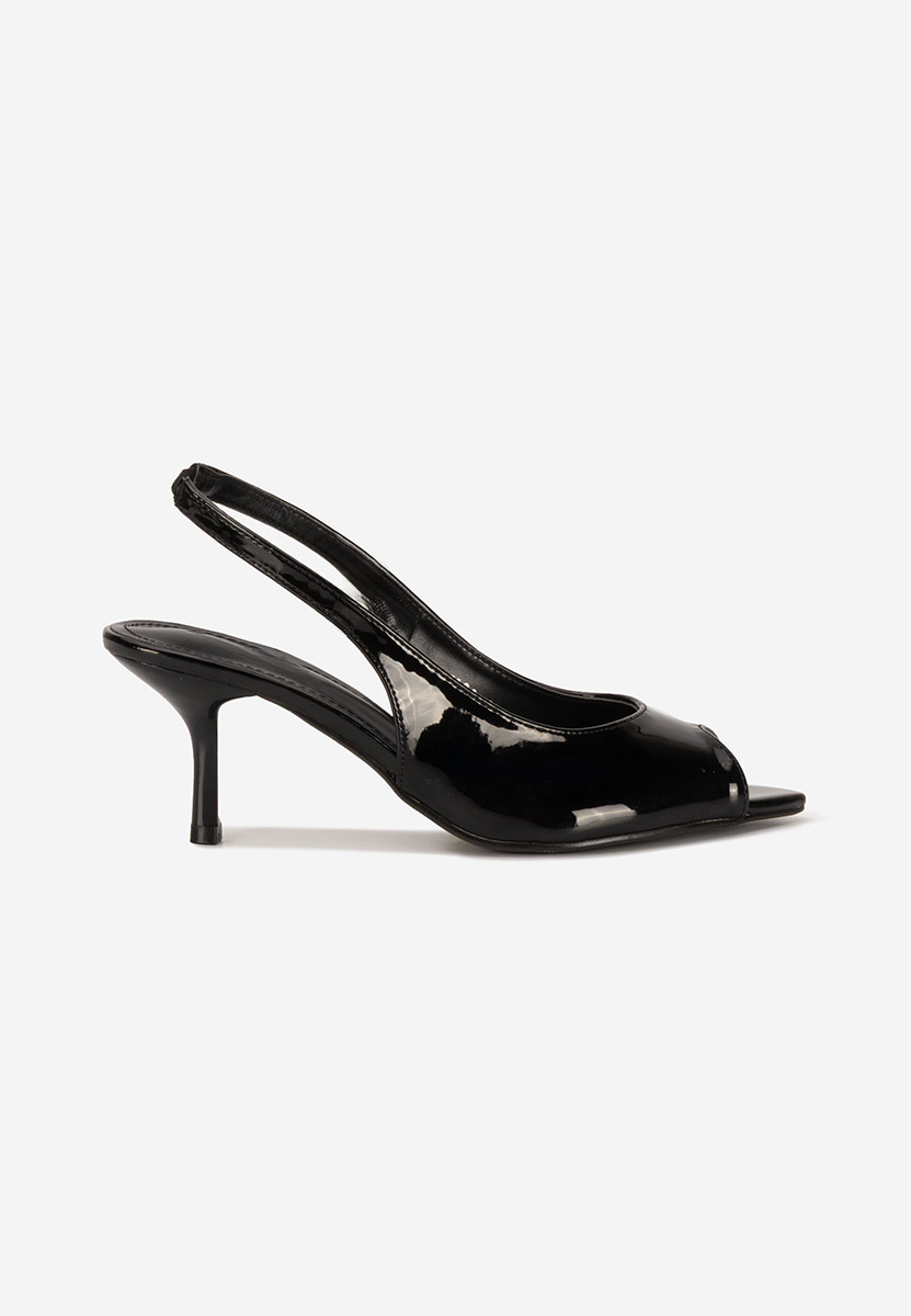 Černé sandály do špičky Naressa