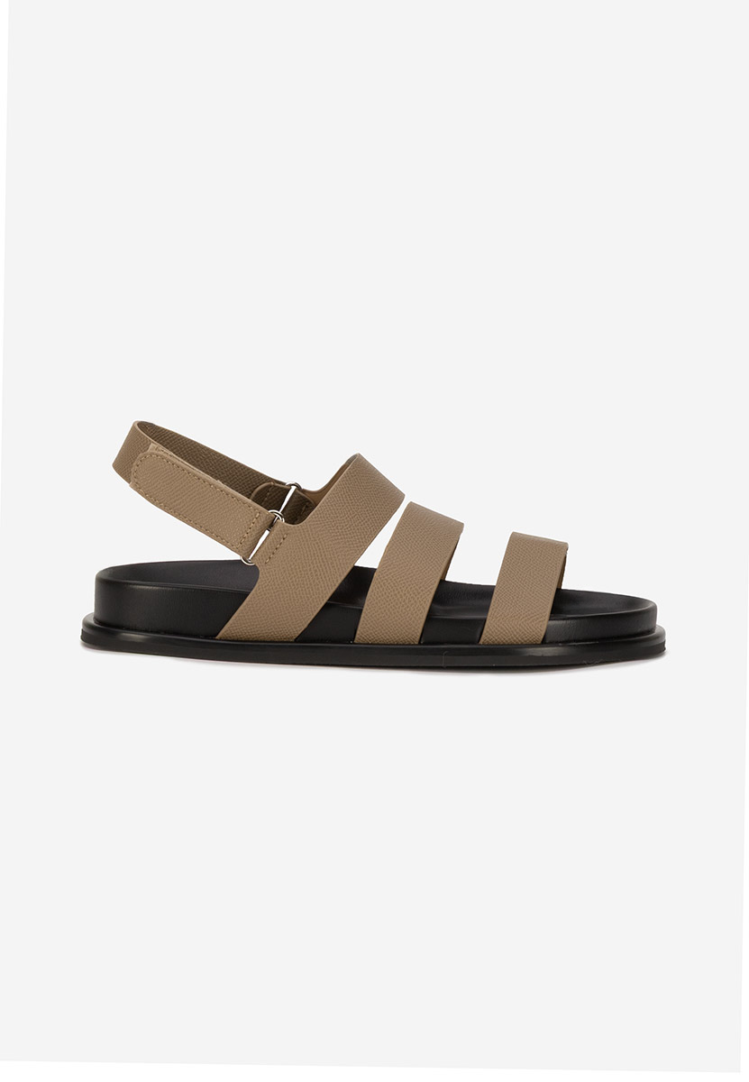 Khaki dámské sandály Carima