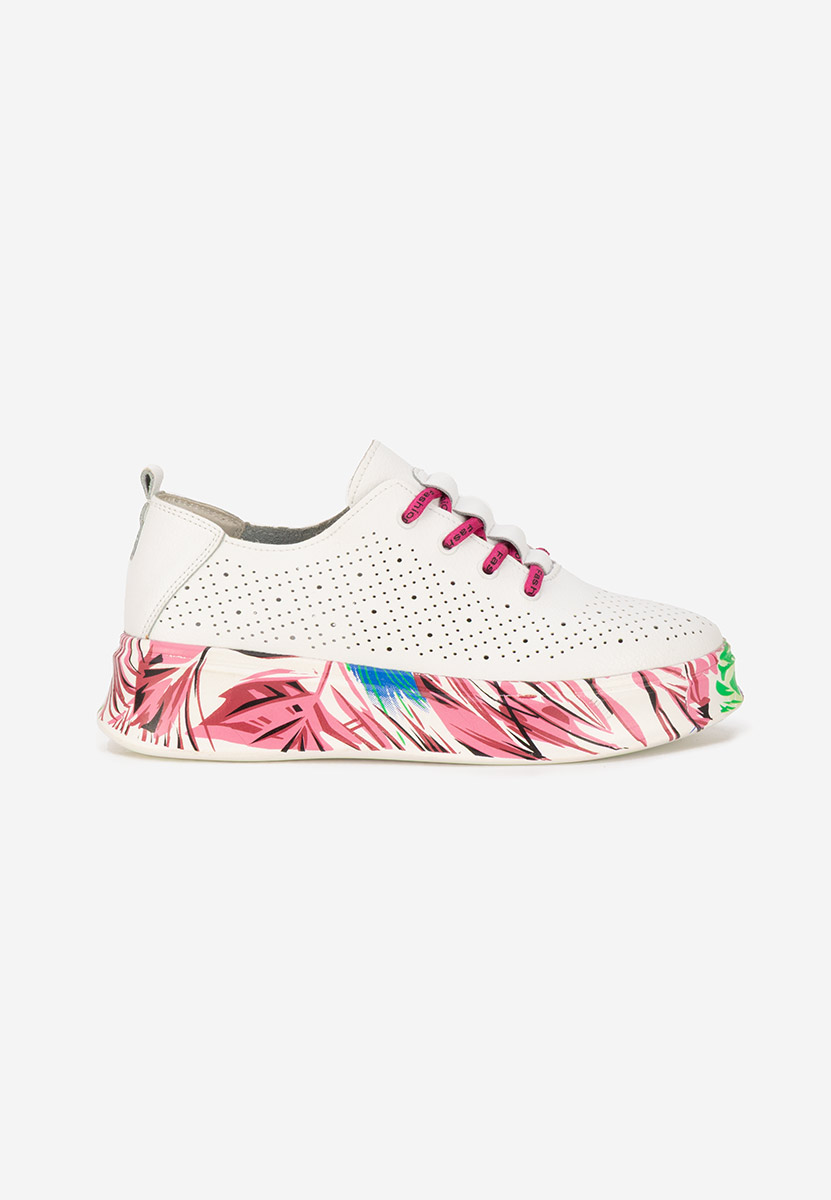 Bílé kožené dámské sneakersy Florinna V2