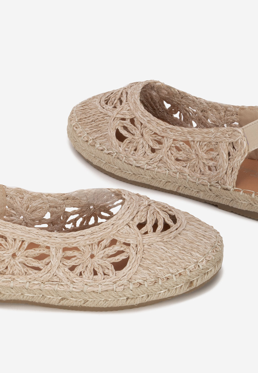 Béžové dámské espadrilky Mistala