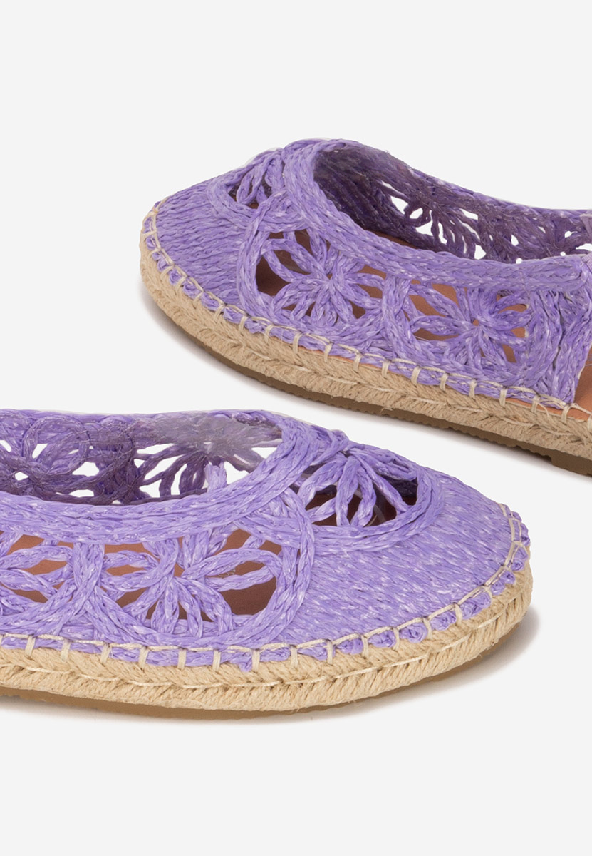 Fialové dámské espadrilky Mistala