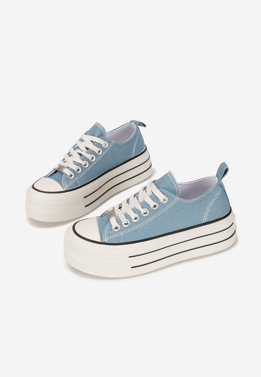 Denim tenisky na platformě Kimala