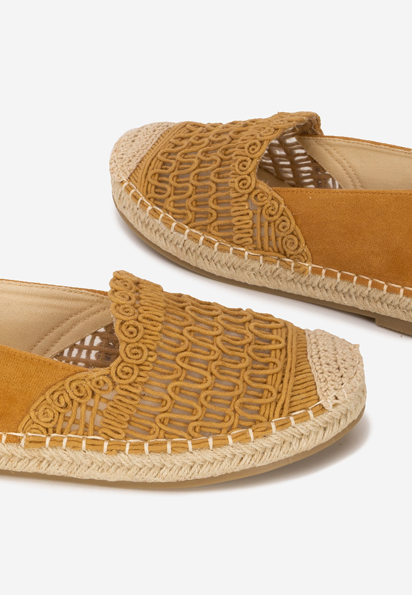 Camelové dámské espadrilky Henley