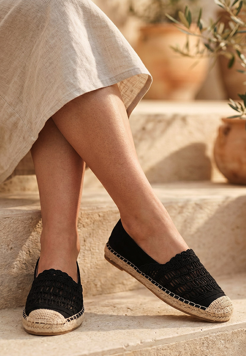 Černé dámské espadrilky Henley