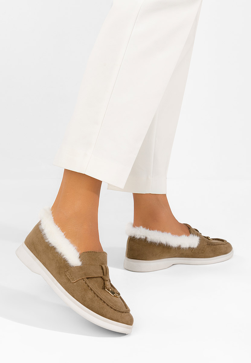 Hnedé loafers mokasíny Semilla