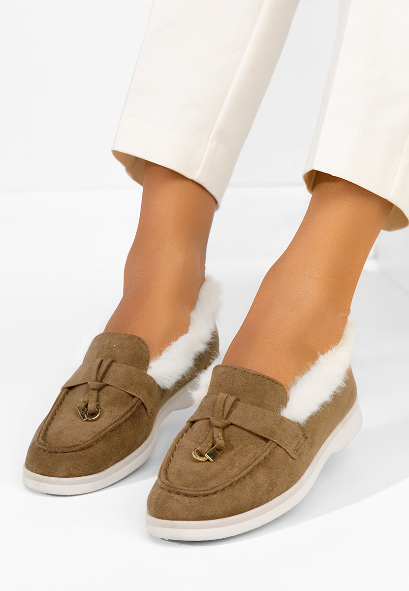Hnedé loafers mokasíny Semilla