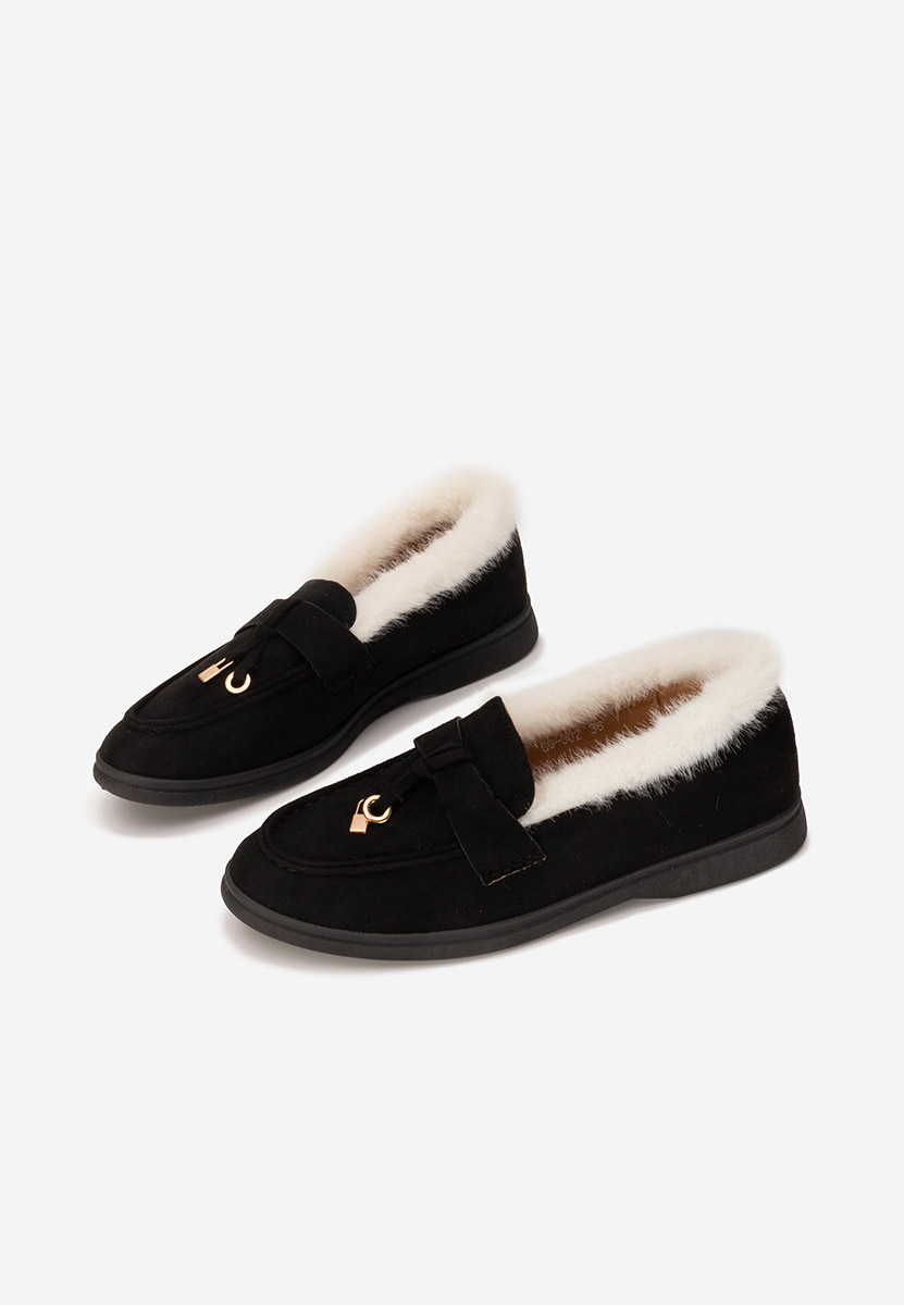 Černé loafers mokasíny Semilla