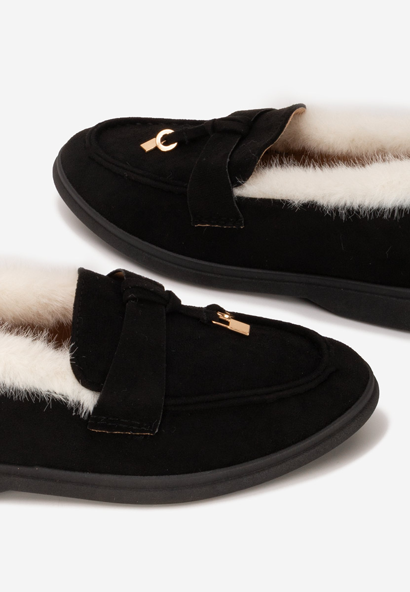 Černé loafers mokasíny Semilla