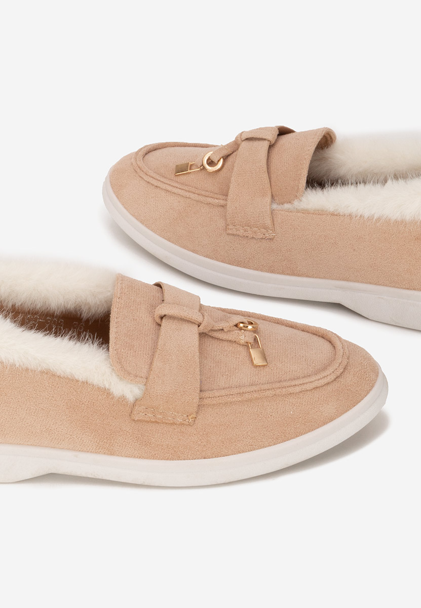 Béžové loafers mokasíny Semilla