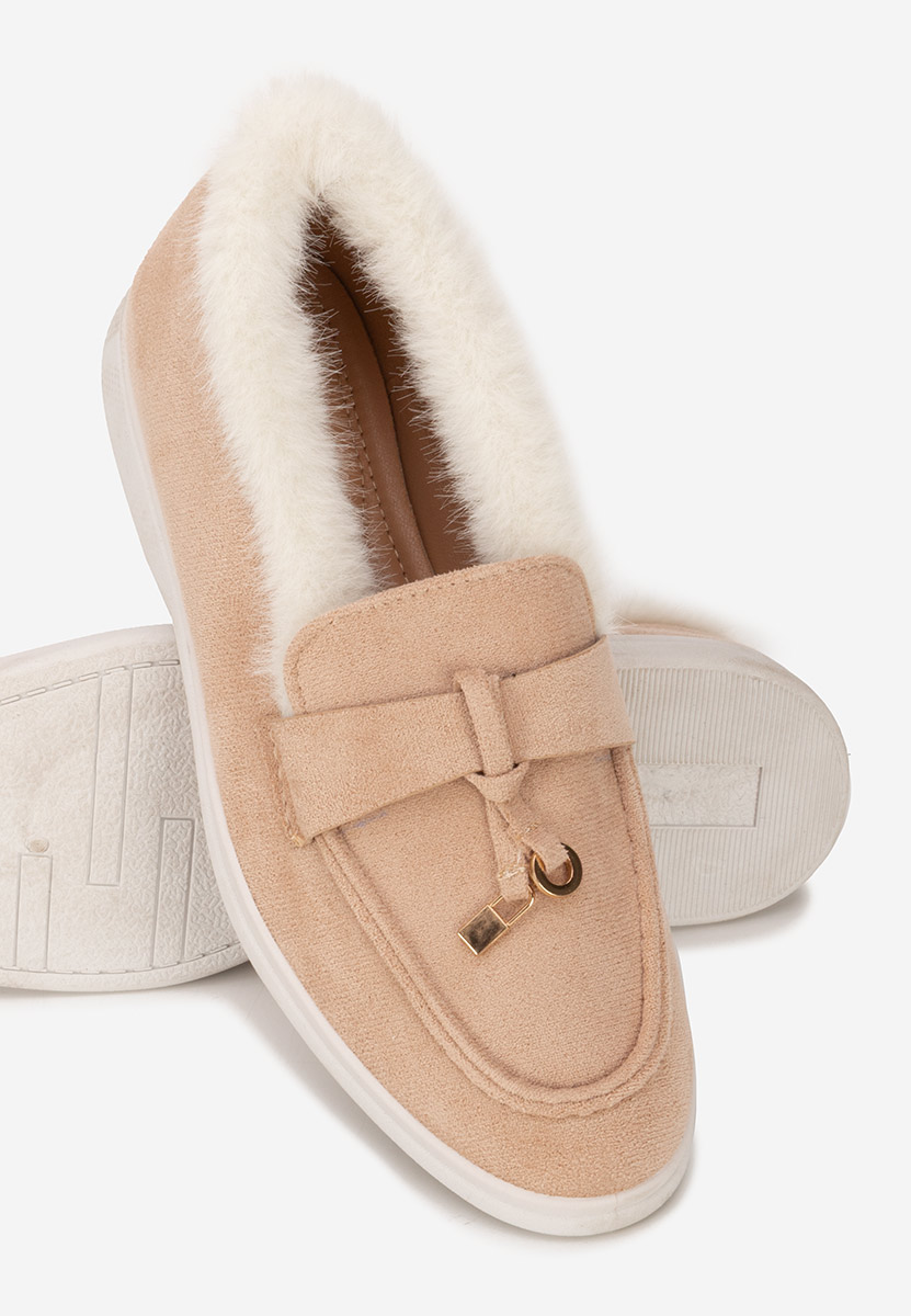 Béžové loafers mokasíny Semilla