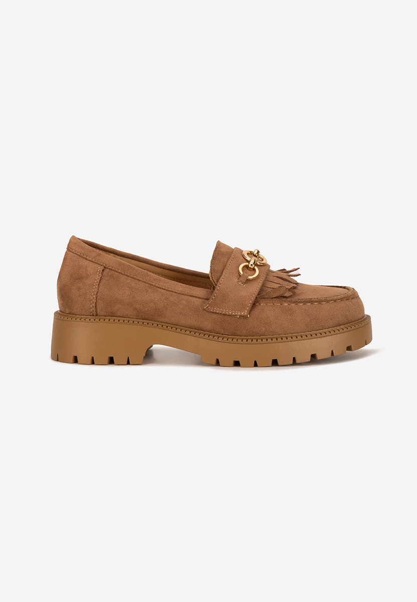 Khaki mokasíny dámské Loreya