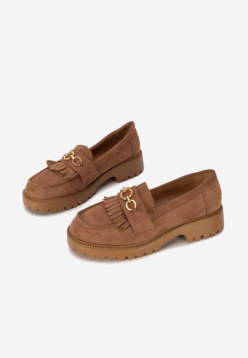 Khaki mokasíny dámské Loreya