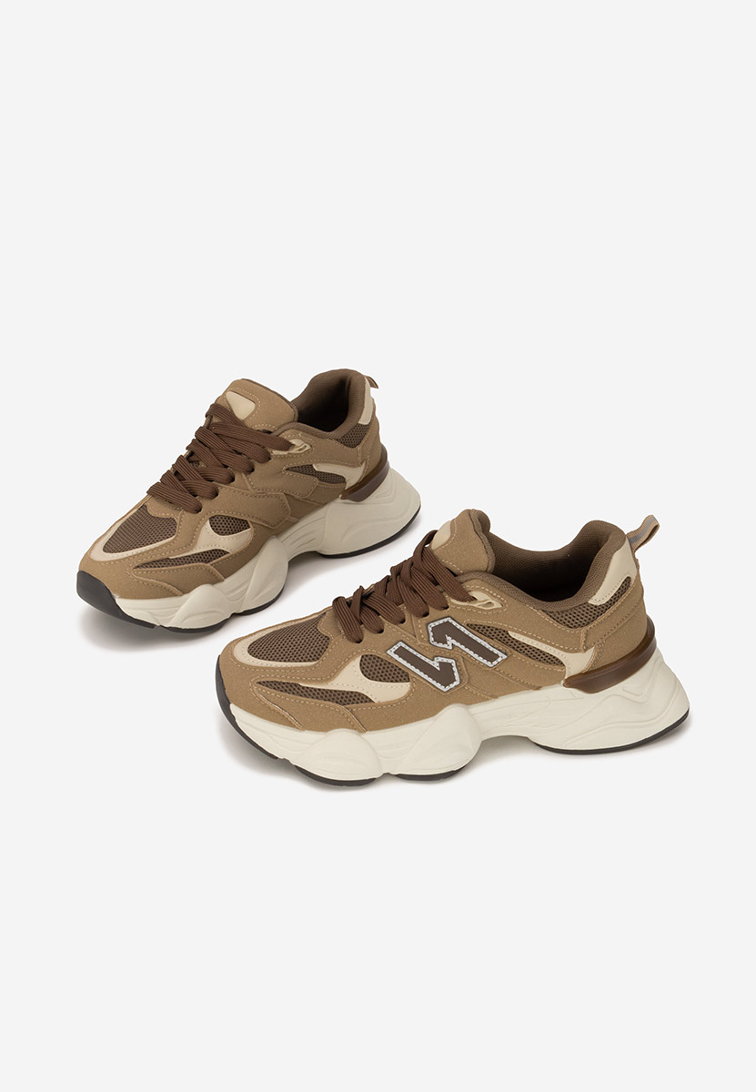 Khaki dámské tenisky Nailyn