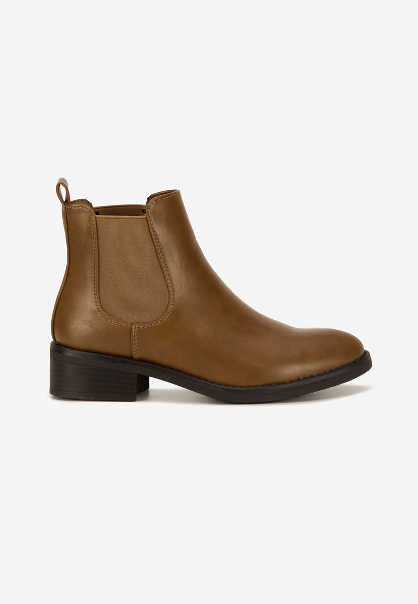 Khaki dámské chelsea boty Sellema