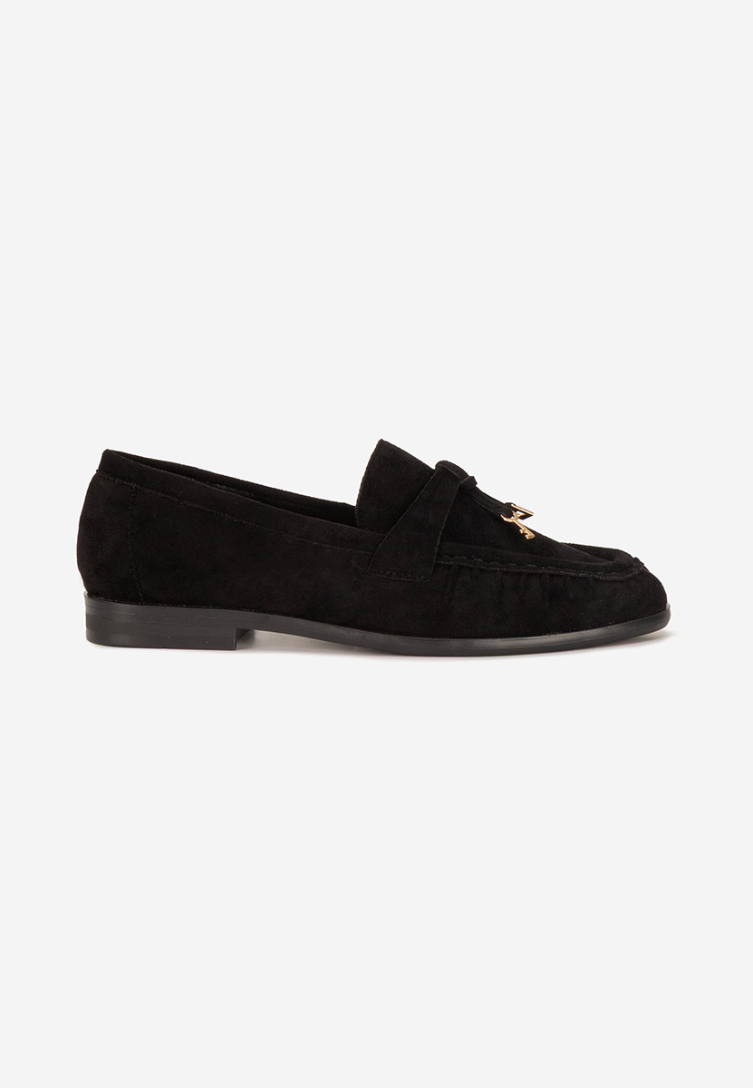 Černé loafers mokasíny Soliene